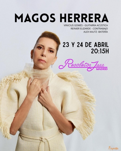 La cantante mexicana Magos Herrera ofrece doble concierto en Madrid para presentar &lsquo;Aire&rsquo;